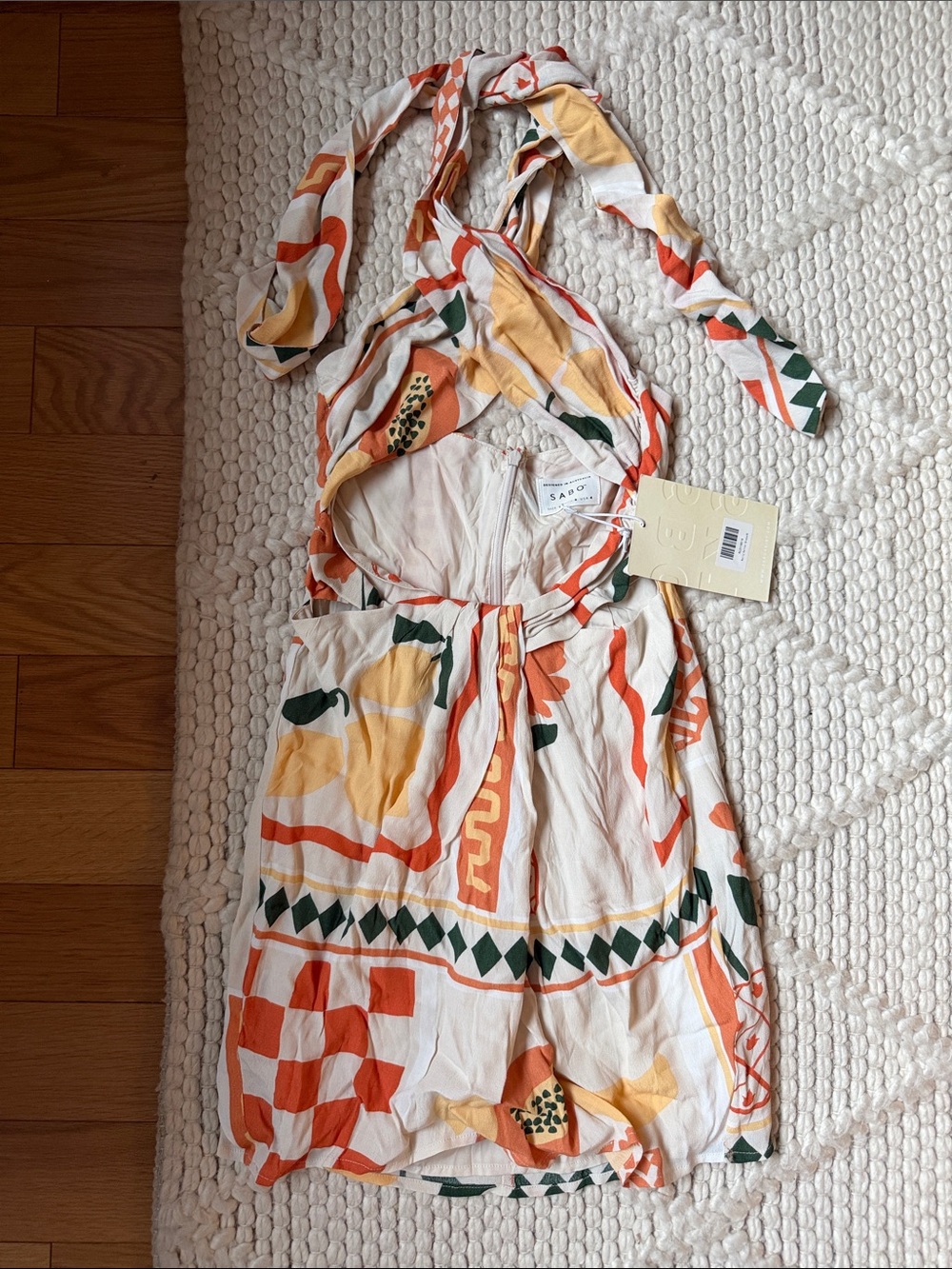 SABO skirt Nelly Halter Dress size small US 4